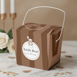 Bearly Wait Neutrale Teddy Babyshower Bedankdoosjes