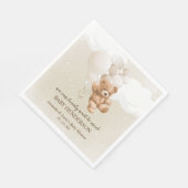 Bearly Wait Neutrale Teddyshirt Servet (Hoek)