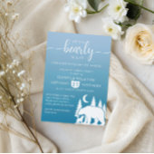 Bearly Wait Night Forest Baby Shower Kaart