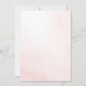 Bearly Wait Pink Balloons Baby shower Kaart (Achterkant)