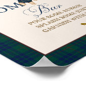 Bearly Wait Preppy Teddy Balloon Baby Shower Poster (Hoek)