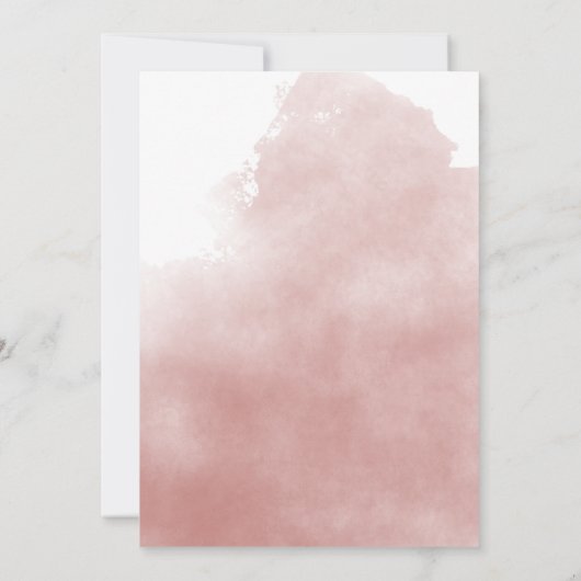 Bearly Wait Roze Pastel Teddy Bear Baby shower Kaart (Achterkant)