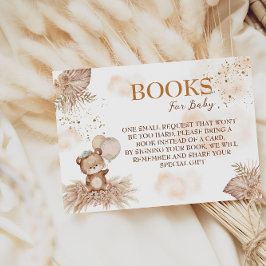 Bearly Wait Schattige Beer Bloem Boeken Voor Baby Informatiekaartje