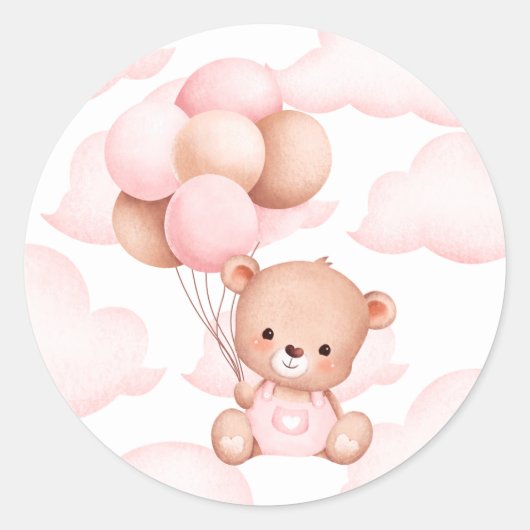 Bearly Wait-Sticker Ronde Sticker (Voorkant)