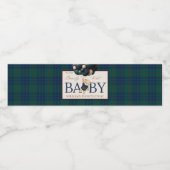 Bearly Wait Teddy Balloon Baby Shower books Waterfles Etiket (Enkel label)