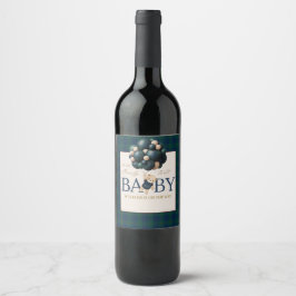 Bearly Wait Teddy Balloon Baby Shower books Wijn Etiket