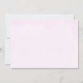 Bearly Wait Teddy Bear Baby shower Roze Foto Kaart (Achterkant)