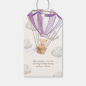 Bearly Wait Teddy Bear Lilac Pop Het Wanneer Ze Kn Cadeaulabel (Achterkant)