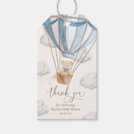 Bearly Wait Teddybeer Bedankt Baby Shower Cadeaulabel