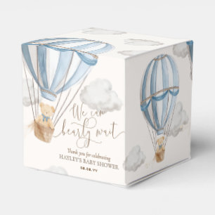 Bearly Wait Teddybeer Heet Lucht Ballon Baby Showe Bedankdoosjes