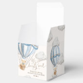 Bearly Wait Teddybeer Heet Luchtballon Baby Shower Bedankdoosjes (Geopend)