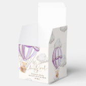 Bearly Wait Teddybeer Heet Luchtballon Baby Shower Bedankdoosjes (Geopend)