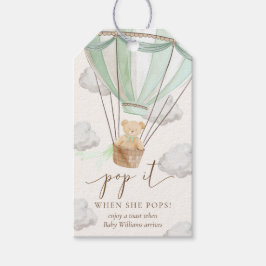 Bearly Wait Teddybeer Munt Pop Het Als Ze Popt Cadeaulabel