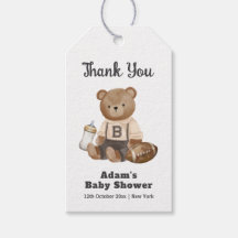 Bearly Wait Voetbal Sport Jongen Baby Shower