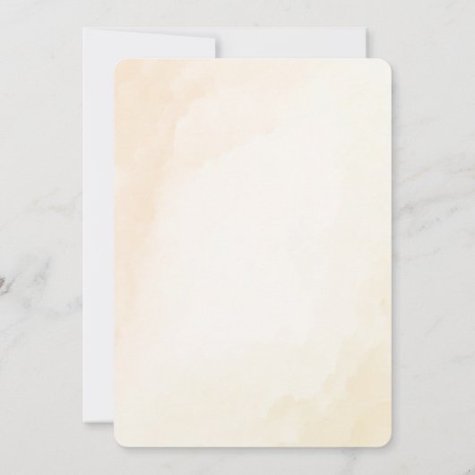 Bearly Wait Waterverf Teddy Bear Flying Baby Show Kaart (Achterkant)