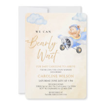 Bearly Wait Waterverf Teddy Bear Flying Baby Show