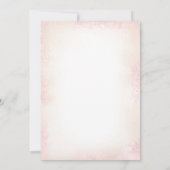 Bearly Wait Winter Beer Roze Goud Meisje Baby show Kaart (Achterkant)