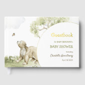 Bearly Wait Woodland Baby shower Gastenboek (Voorkant)