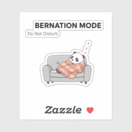 Bearnation Modus Panda Sticker – Luie Sfeer