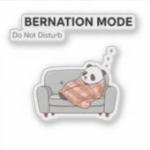 Bearnation Modus Panda Sticker – Luie Sfeer (Voorkant)