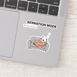 Bearnation Modus Panda Sticker – Luie Sfeer