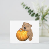 BearPumpkin Briefkaart (Staand voorkant)