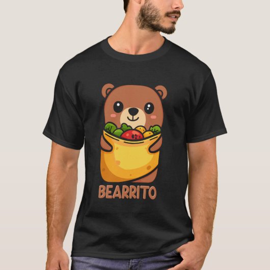 BEARRITO Beer Burrito Schattig T-shirt (Voorkant)