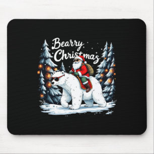 Bearry Christmas Funny Santa Polar Beer Ride Chris Muismat