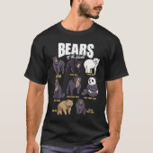 Bears Animals of the World Wildlife Zoo Animal Bea T-shirt (Voorkant)