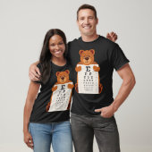 Bears Baby Bear Holding Eye Chart Artistic Opticia T-shirt (Unisex)