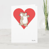 BEARS DANCING Valentines by Boynton Feestdagen Kaart (Voorkant)