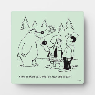 Bears Dinner Fotoplaat