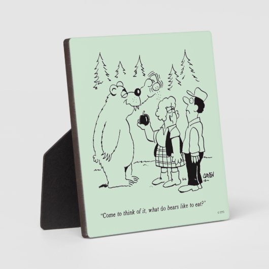 Bears Dinner Fotoplaat (Voorkant)