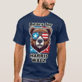 Bears for Harris Walz T-shirt (Voorkant)