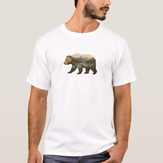 Bears, Forests & Mountains T-shirt (Voorkant)