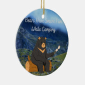 Bears Have Smore Fun While Camping Keramisch Ornament (Rechts)