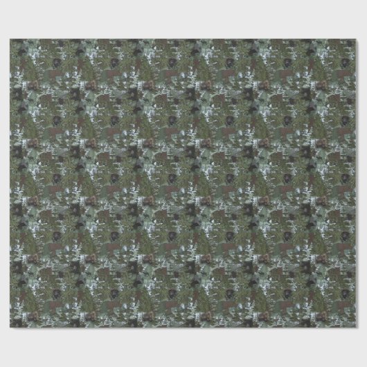 Bears in the Beautiful Woods Cadeaupapier (Vlak)