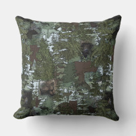 Bears in the Beautiful Woods Kussen