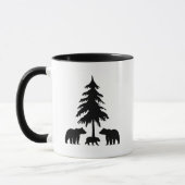 Bears in the Woods Coffee Mok (Links)