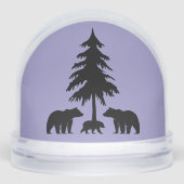 Bears in the Woods Sneeuwbol (Voorkant)