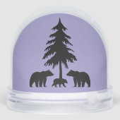 Bears in the Woods Sneeuwbol (Achterkant)