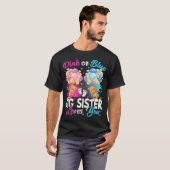 Bears Nk Or Blue Big Sister Loves You Gender Revea T-shirt (Voorkant volledig)