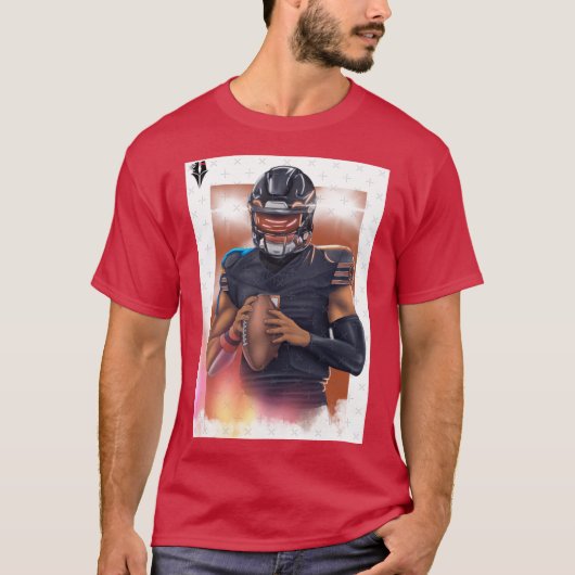 Bears QB Justin Fields T-shirt (Voorkant)