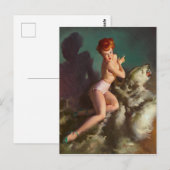Bearskin Pin Up Briefkaart (Voorkant / Achterkant)