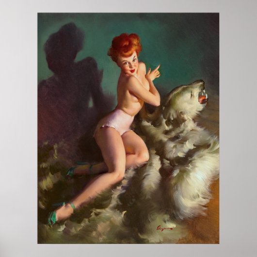 Bearskin Pin Up Poster (Voorkant)