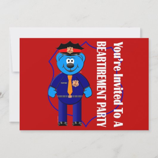Beartirement Inivtation Kaart (Voorkant)