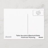 Beartooth Butte Briefkaart (Achterkant)