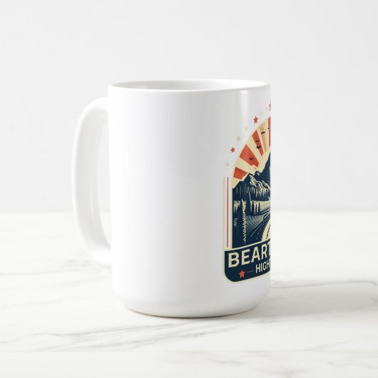  Beartooth Highway 212 Montana Road Koffiemok (Voorkant links)