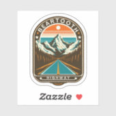  Beartooth Highway 212 Montana Road Sticker (Vel)