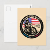 Beartooth Highway All American Road Motorcycle Briefkaart (Voorkant / Achterkant)